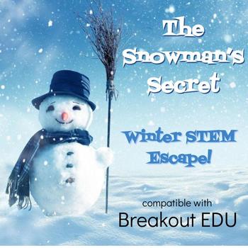 Preview of The Snowman's Secret Winter STEM States of Matter Science Breakout Game