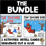 The Snowy Day Bundle: Retell Cards & Sequence Cut and Glue