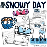 The Snowy Day Craft & Opinion Writing Prompt with Graphic 