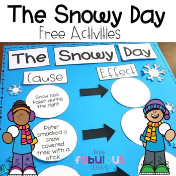 Preview of The Snowy Day Free Winter Reading Activity