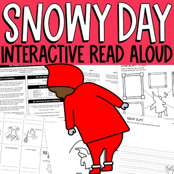 Preview of The Snowy Day Craft Read Aloud and Activities | December Winter Snow Activities