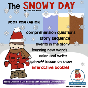 The Snowy Day Printables With Spin Off Lesson Book