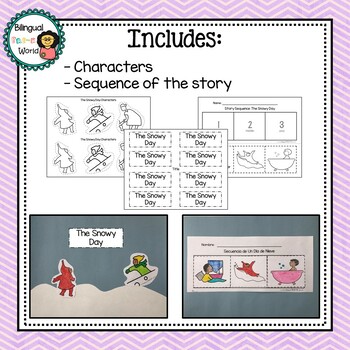 the snowy day story elements anchor chart