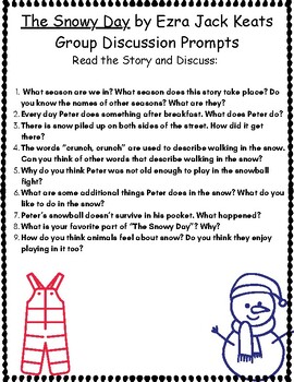 Preview of The Snowy Day Unit for Pre-K: Patterns, Tracing, Numbers & Vocabulary Building