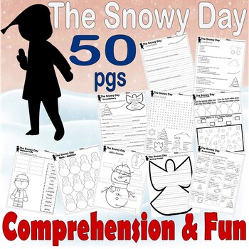 Preview of The Snowy Day Winter Read Aloud Book Study Companion Reading Comprehension ELA