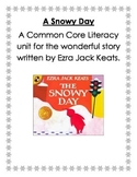 The Snowy Day a Common Core Literacy Unit