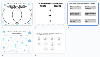 Preview of The Snowy Day by Ezra Jack Keats Reading Activities