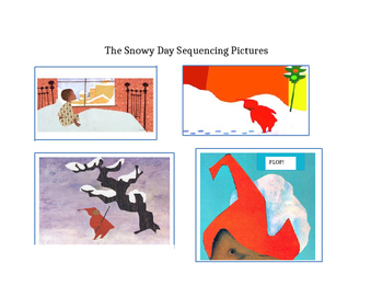 Preview of The Snowy Day sequencing pictures