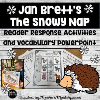 Preview of The Snowy Nap by Jan Brett Reading Response Activities