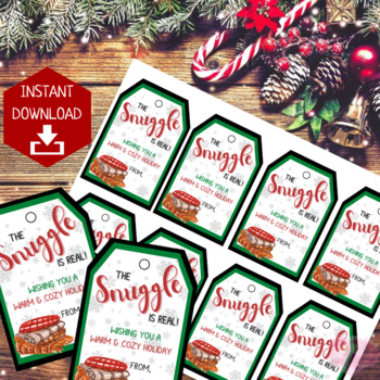 Printable Whimsical Christmas Tree Gift Tags >>>Instant