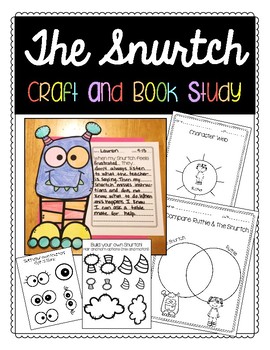 Preview of The Snurtch: Book Study & Craft