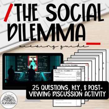 Preview of The Social Dilemma Viewing Guide and Discussion Activity