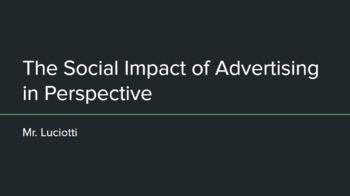 Preview of The Social Impact of Advertising in Perspective