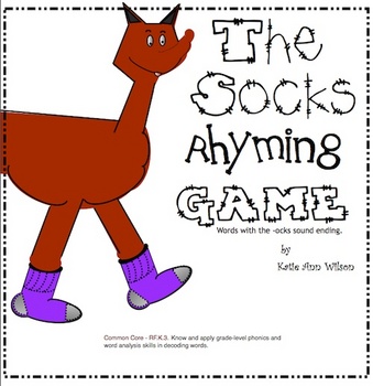 Preview of The Socks Rhyming Game