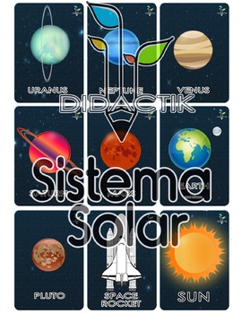 Preview of The Solar Sistem Memory Flashcards