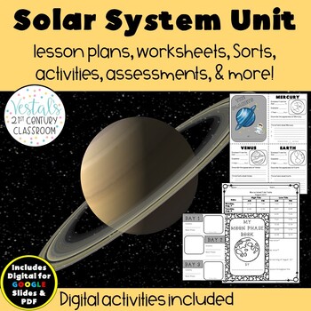 Preview of Solar System Unit {Digital & PDF Included}