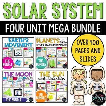 Preview of The Solar System 4 Unit Mega Bundle - Print and Digital Activities