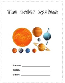 Preview of The Solar System - A Research Project