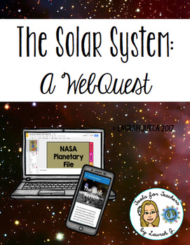 Preview of The Solar System: A WebQuest using Google Sites® and Google Slides®