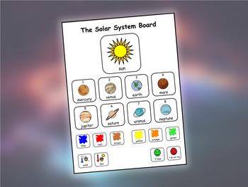 Preview of The Solar System AAC Board