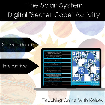 Preview of The Solar System, Digital Activity, Space Activity, Science Activity