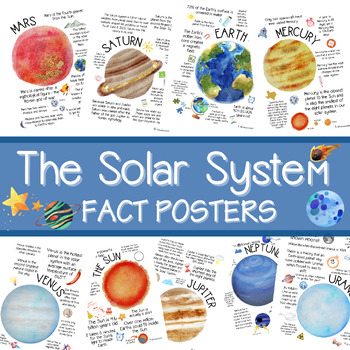 Preview of The Solar System Facts: Printable Fact Posters