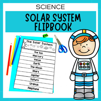 Preview of The Solar System Flipbook | Planet Fact Book | Space Science