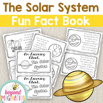 Preview of The Solar System Fun Fact Mini-Booklets