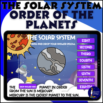 Preview of The Solar System Order of the Planets BOOM Cards