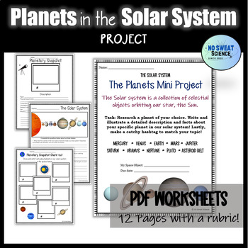 The Solar System Planets Astronomy Research Project Activity | TPT