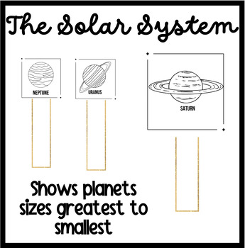 Preview of The Solar System Strips | Hands On Solar System Activity | Science