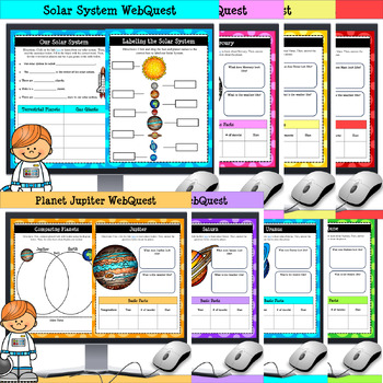 Preview of The Solar System Webquest