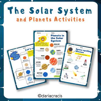 Preview of The Solar System and Planets Activities