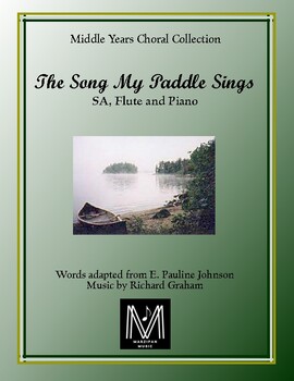 Preview of The Song My Paddle Sings  (SA, Flute and Piano)