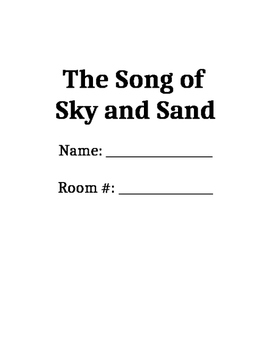 The Song Of Sky And Sand Worksheets Teachers Pay Teachers
