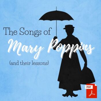 Preview of The Songs of Mary Poppins - Theme/Writing Prompts Movie Activity
