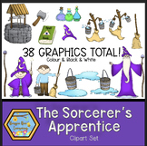 The Sorcerer's Apprentice Clipart Set