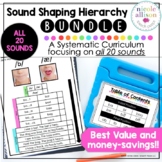 The Sound Shaping Hierarchy Curriculum {ALL Sounds Bundle}