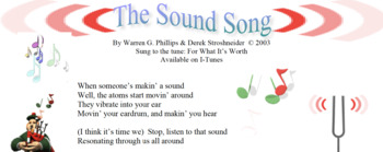 Preview of The Sound Song - Sing Along Science