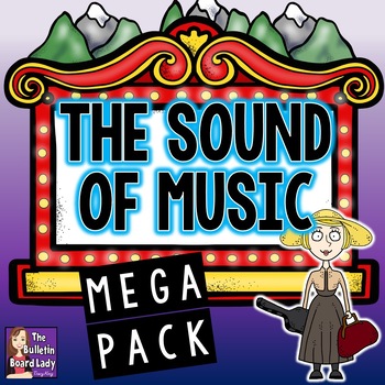 Preview of The Sound of Music MEGA Pack of Worksheets