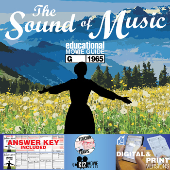 Preview of The Sound of Music Movie Guide | Questions | Worksheet (G - 1965)