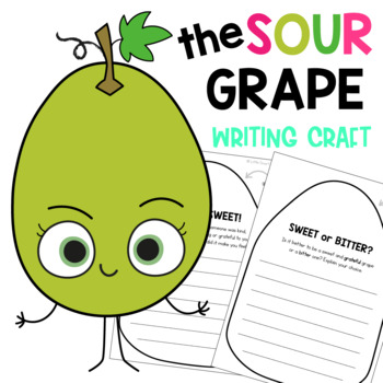 Preview of The SOUR GRAPE Activities WRITING CRAFT, read aloud activities book by Jory John