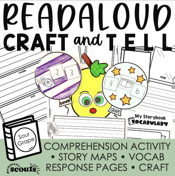 Preview of Read Aloud Activities for The Sour Grape | Sequencing | Retelling Story
