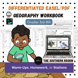 The South EASEL and PDF Differentiated US Geography Social