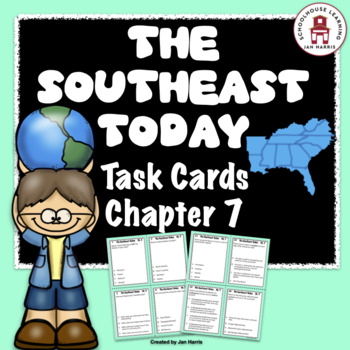 Preview of The Southeast Today - Harcourt Chapter 7