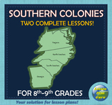 Colonial America: The Southern Colonies 2-DAY Lesson for 8