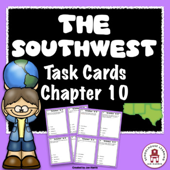 Preview of The Southwest Task Cards - Harcourt Chapter 10