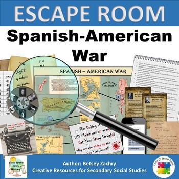 Preview of The Spanish - American War Escape Room Activity