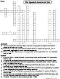 The Spanish American War Activity/ Crossword Puzzle