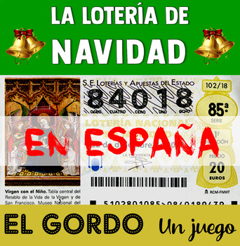 Preview of The Spanish Christmas Lottery Game - El Gordo - for Beginners of Spanish